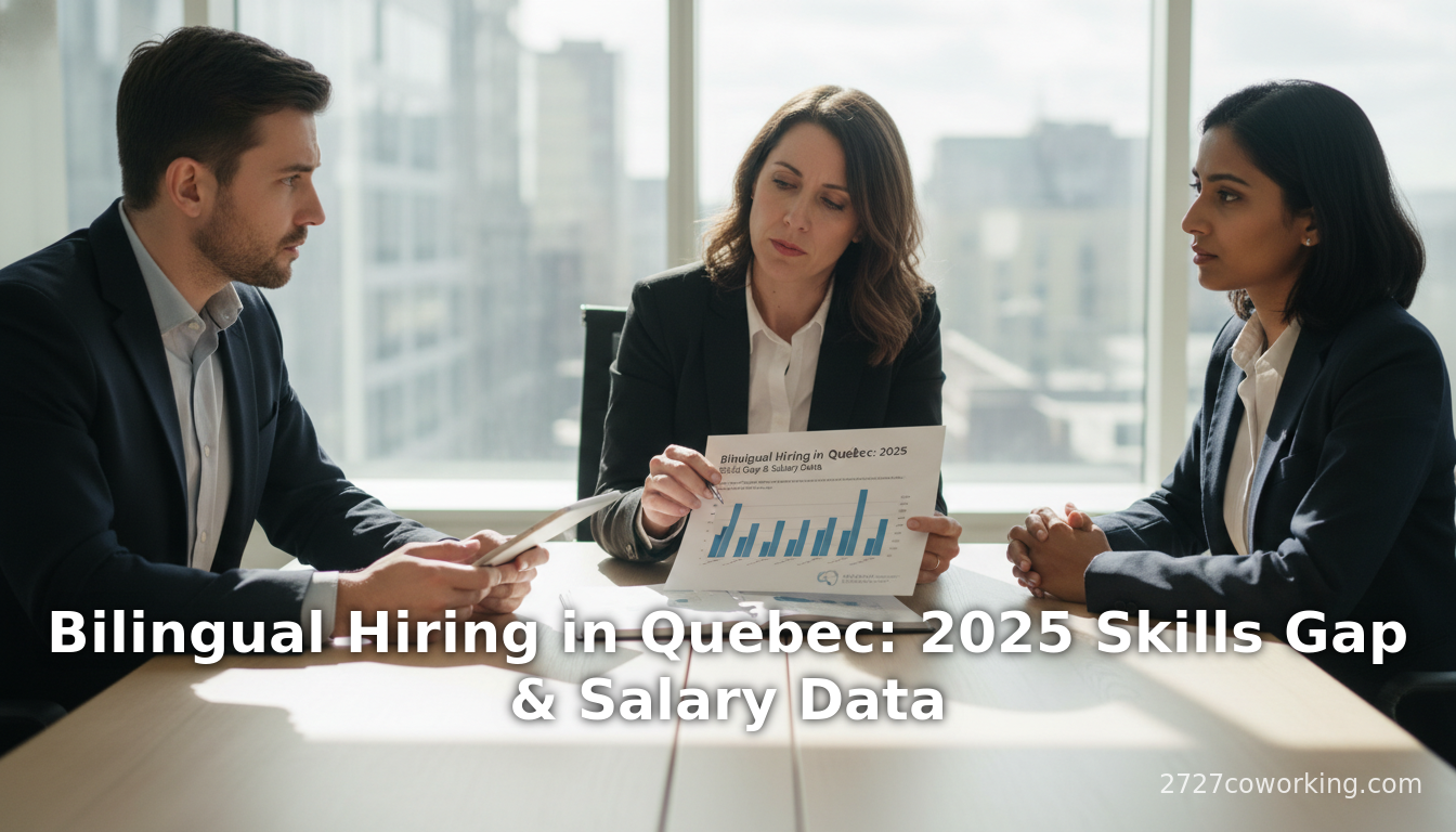 Recrutement bilingue au Québec : Écart de compétences et données salariales 2025