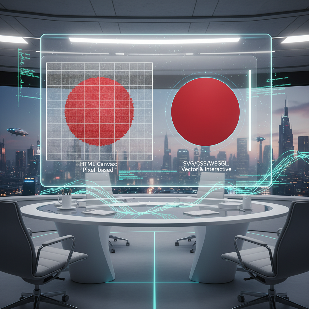 Comparing Web Graphics: Canvas, SVG, WebGL, and CSS