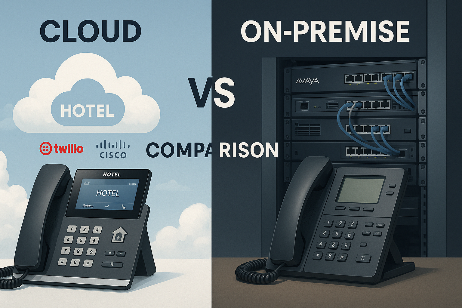 Cloud vs. On-Premise PBX for Hotels: A Decision Framework