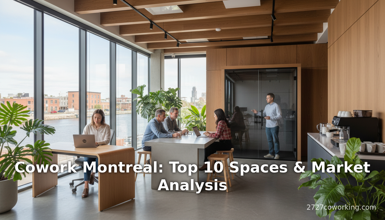 Cowork Montréal : Top 10 des espaces et analyse du marché