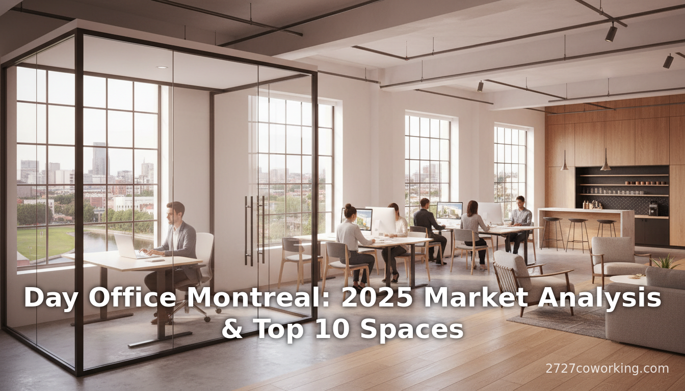 Bureaux à la journée à Montréal : Analyse du marché 2025 et Top 10 des espaces