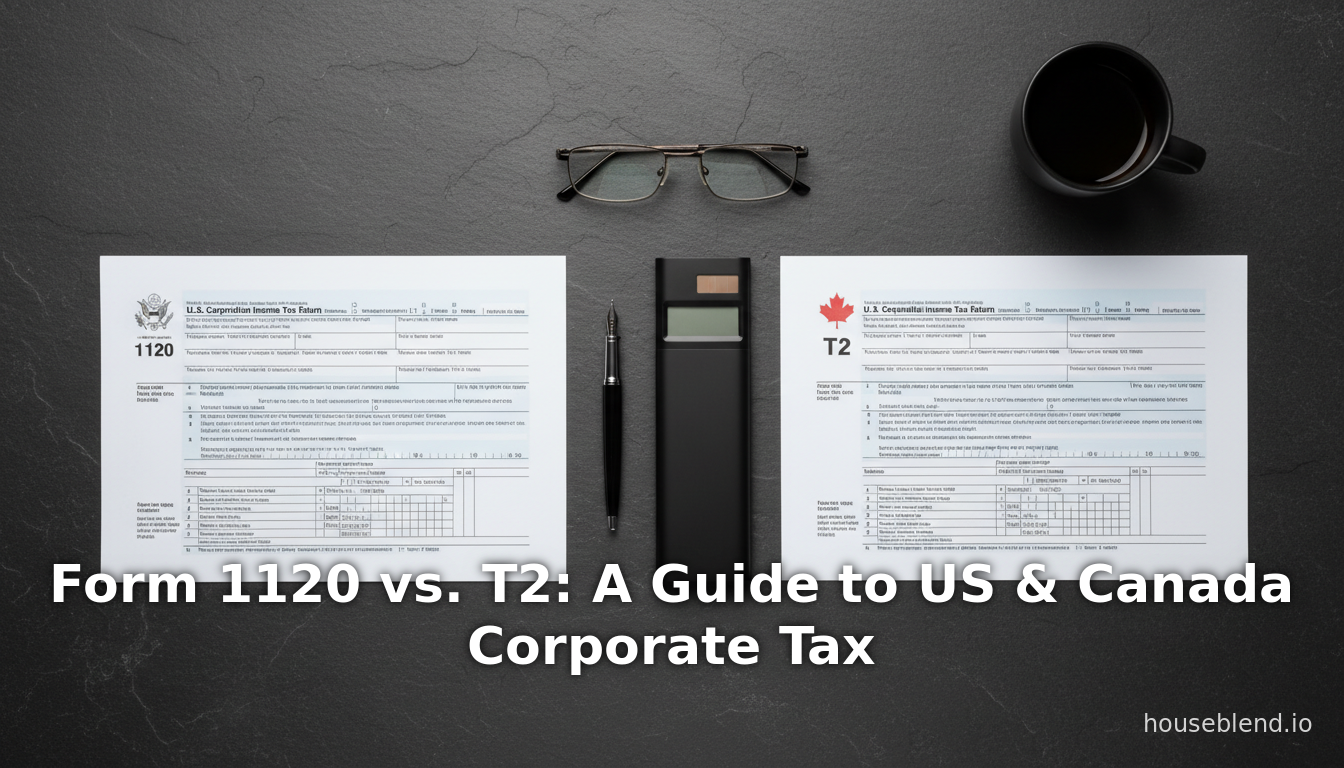 Formulaire 1120 vs T2 : Guide de l'impôt sur les sociétés aux États-Unis et au Canada