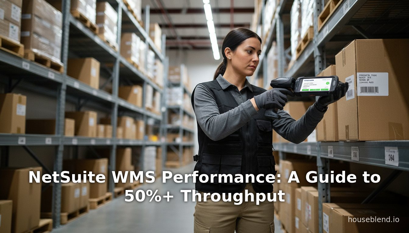 Performance NetSuite WMS : Un guide pour augmenter le débit de plus de 50 %