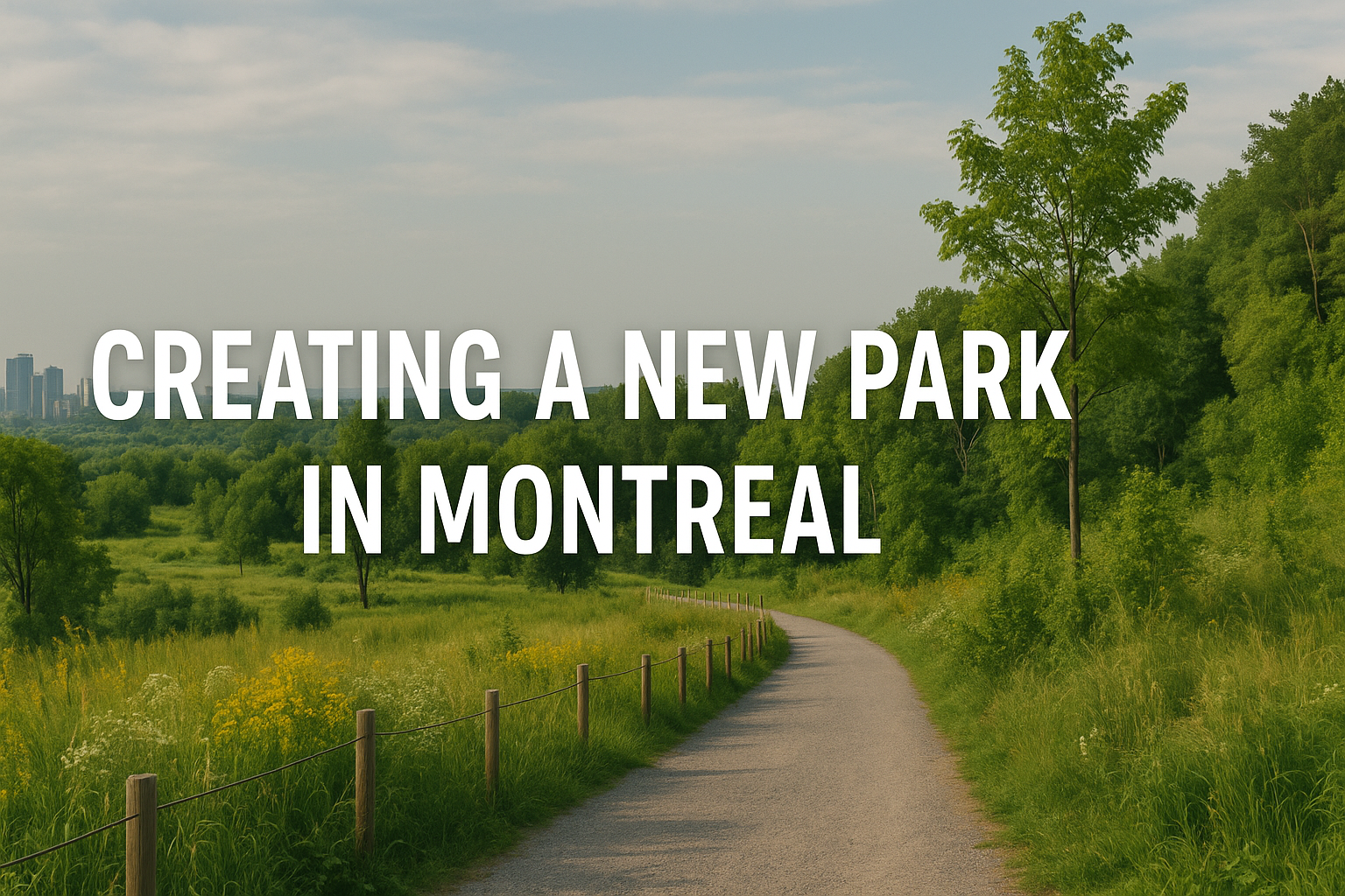 Ecological Development of Falaise Saint-Jacques Park