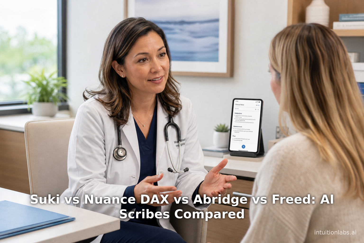 Suki vs Nuance DAX vs Abridge vs Freed: AI Scribes Compared