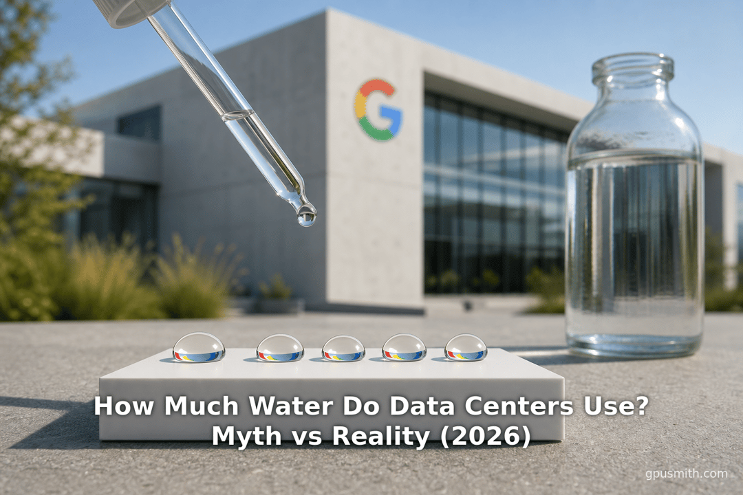 How Much Water Do Data Centers Use? Myth vs Reality (2026) | GPUSmith
