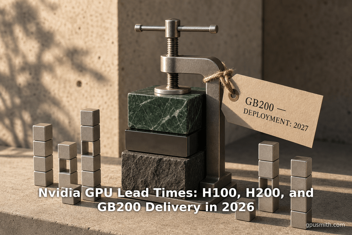 Nvidia GPU Lead Times: H100, H200, and GB200 Delivery in 2026 | GPUSmith