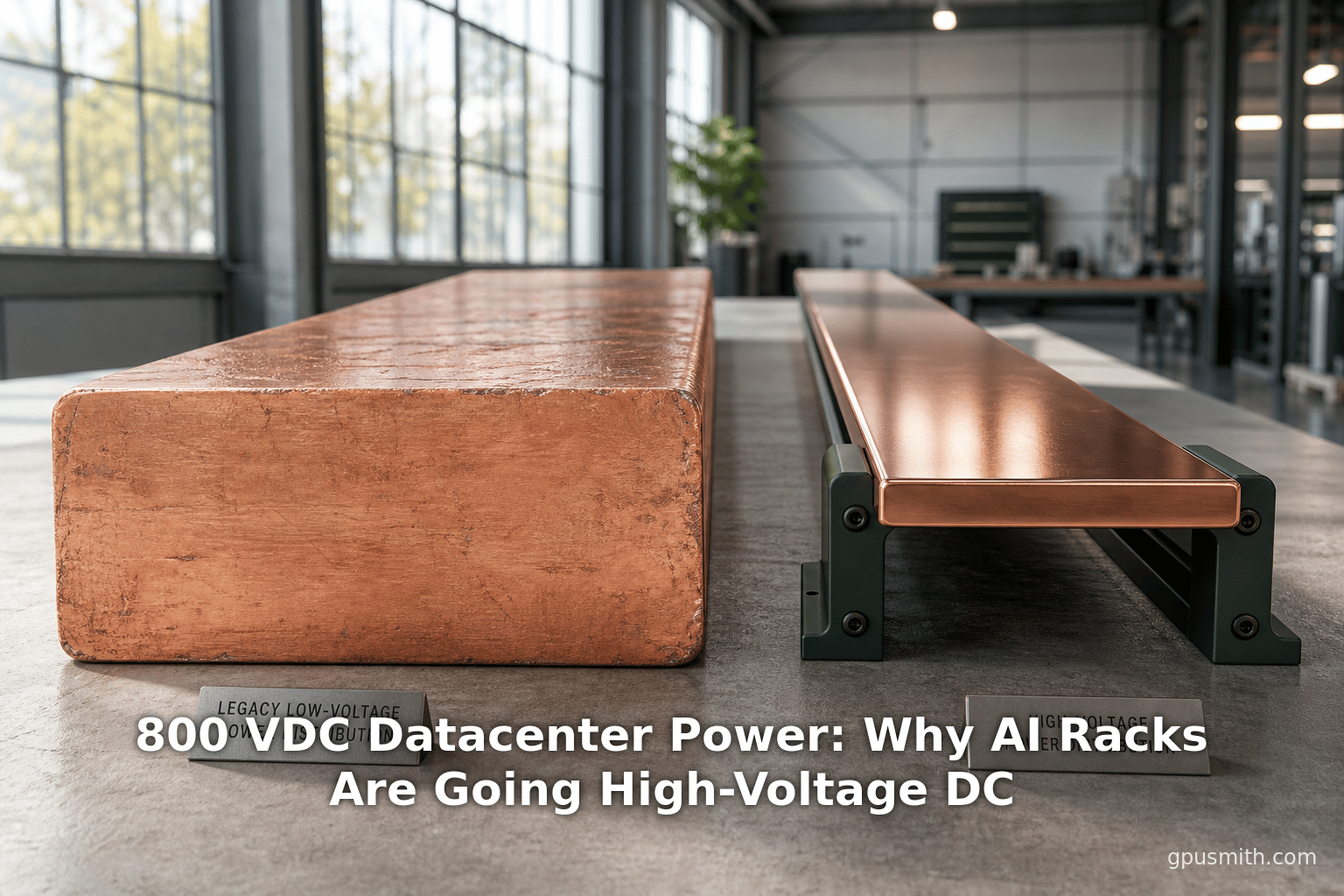 800 VDC Datacenter Power: Why AI Racks Are Going High-Voltage DC