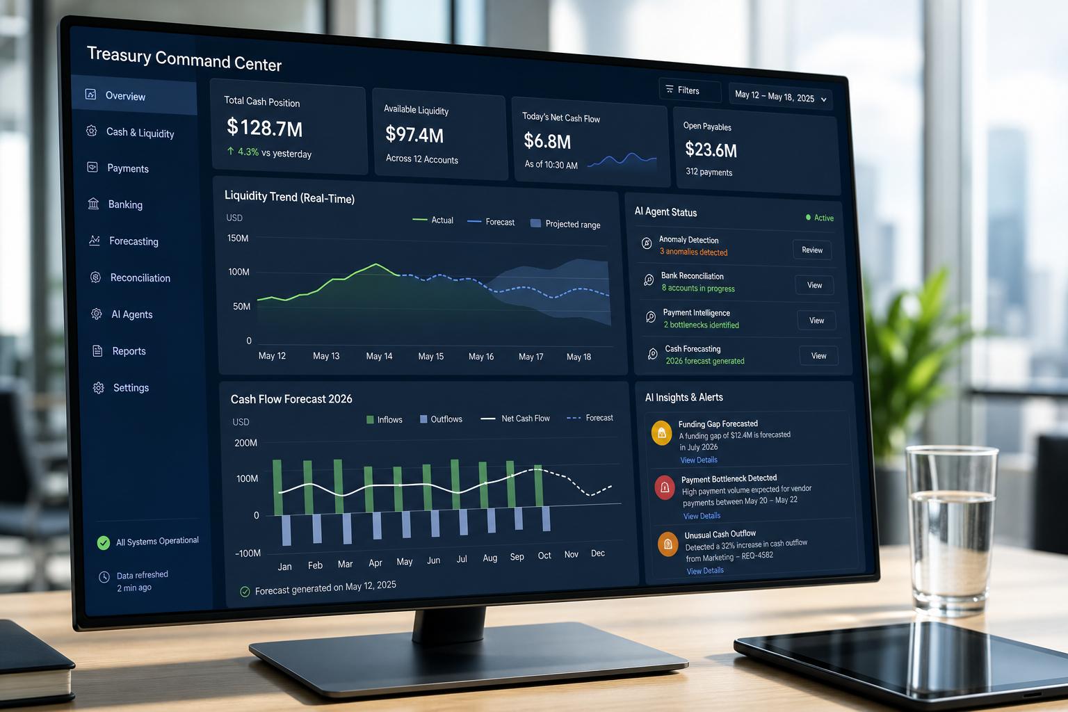 AI Agents for Treasury & Cash Management in NetSuite