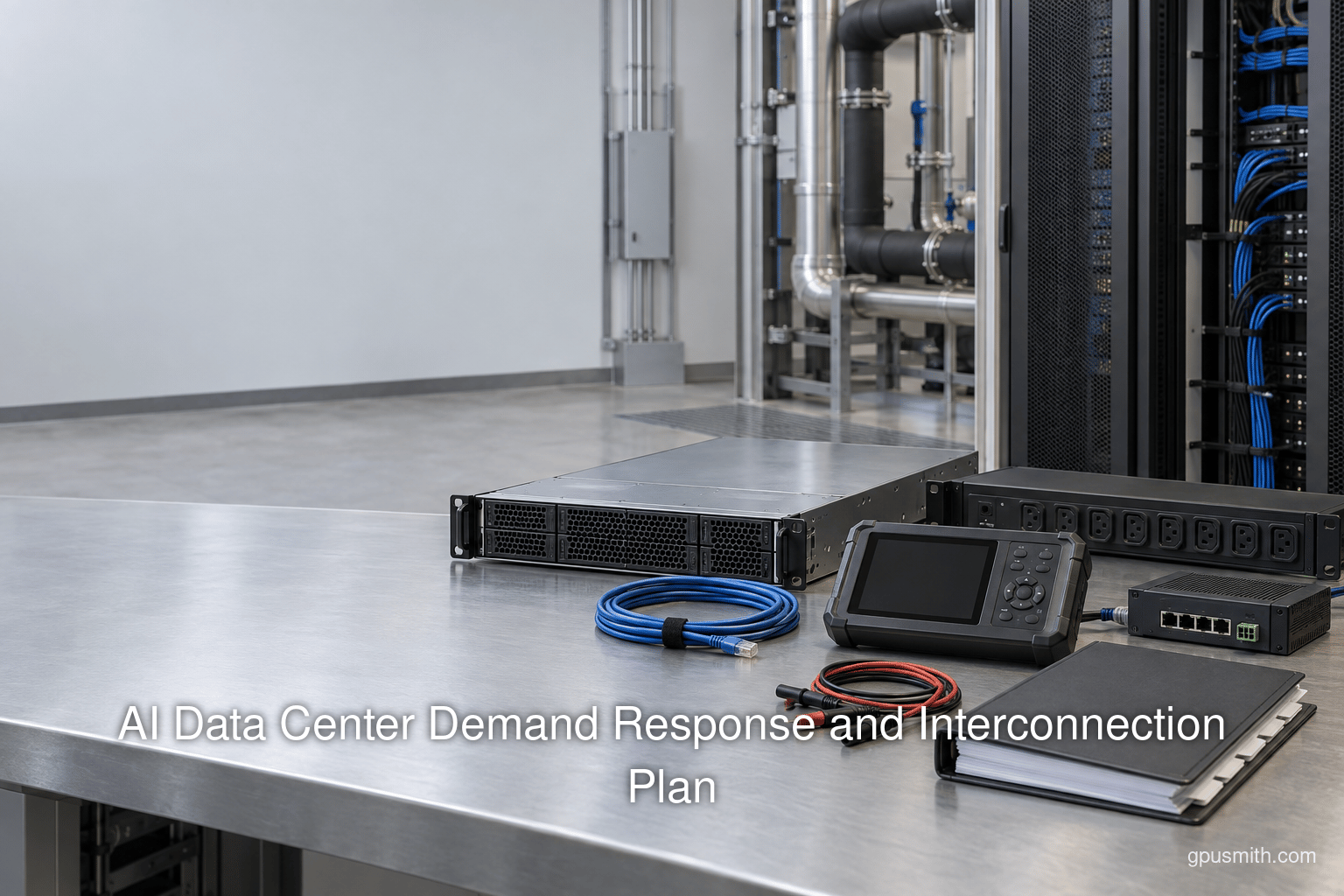 AI Data Center Demand Response and Interconnection Plan