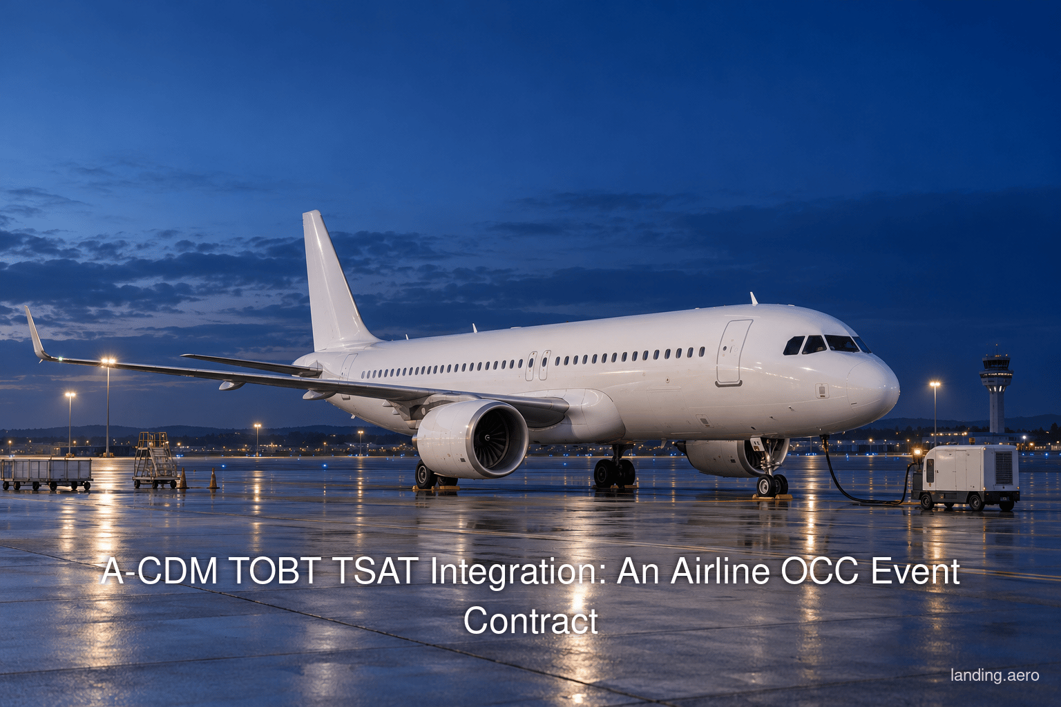 A-CDM TOBT TSAT Integration: An Airline OCC Event Contract