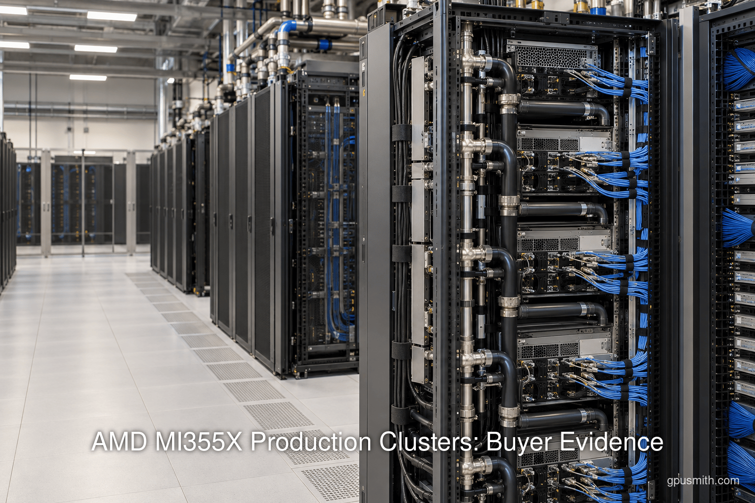 AMD MI355X Production Clusters: Buyer Evidence