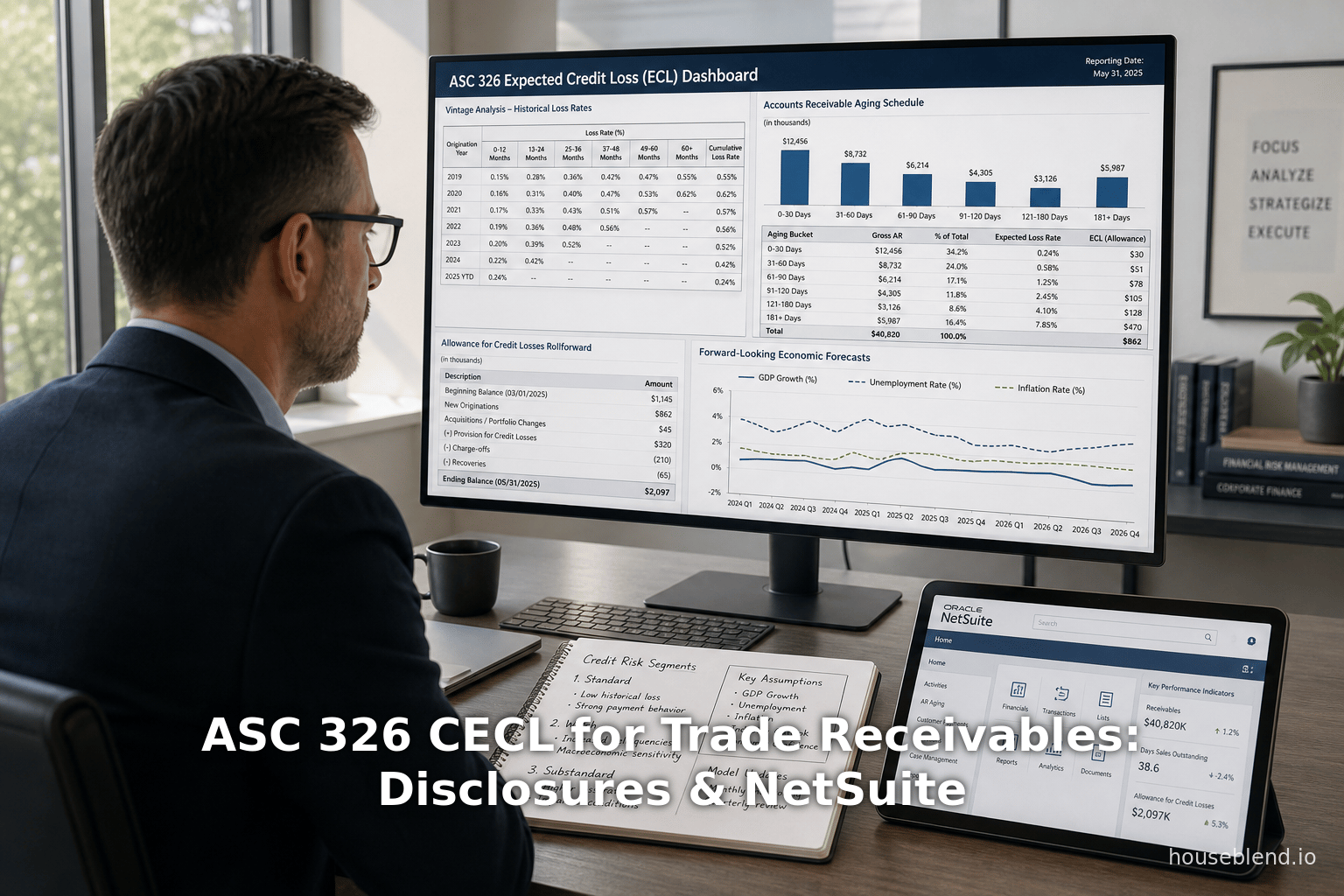 ASC 326 CECL for Trade Receivables: Disclosures & NetSuite