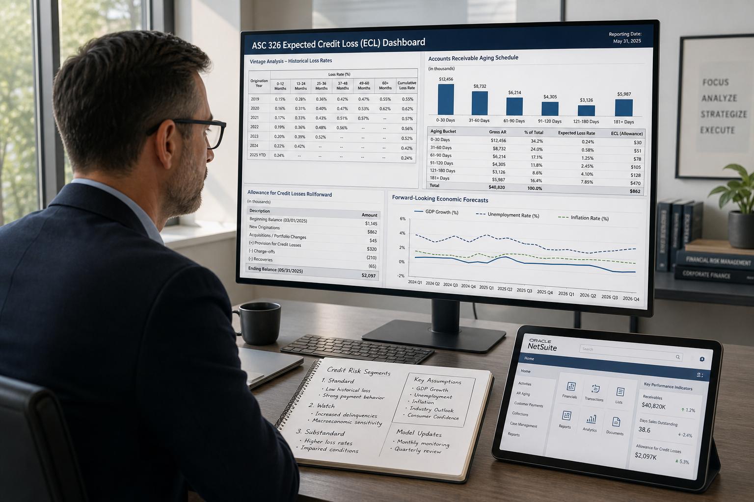 ASC 326 CECL for Trade Receivables: Disclosures & NetSuite