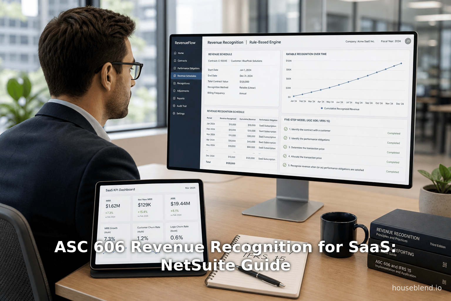 ASC 606 Revenue Recognition for SaaS: NetSuite Guide