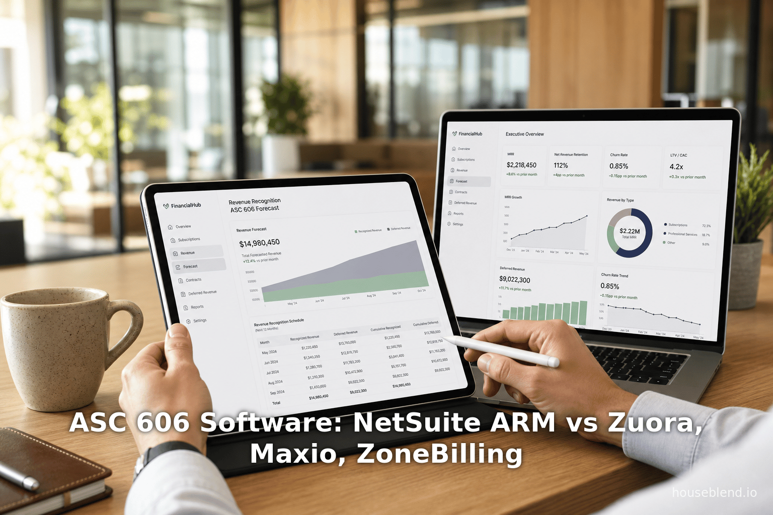 ASC 606 Software: NetSuite ARM vs Zuora, Maxio, ZoneBilling