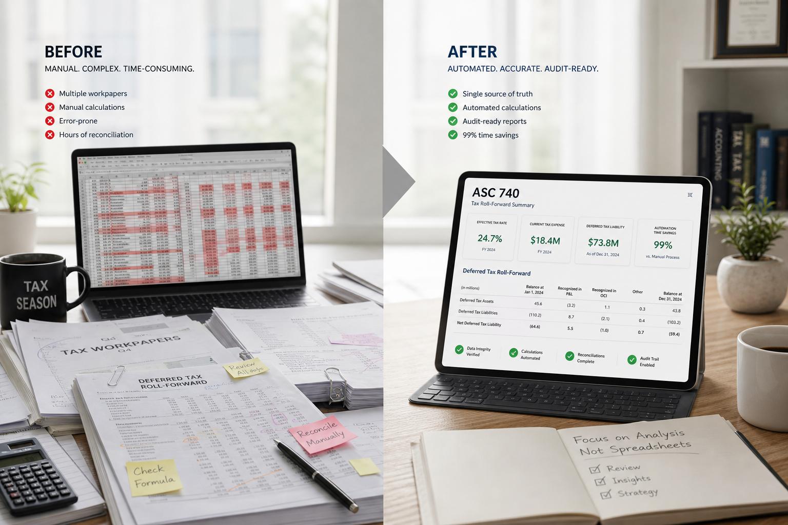 Provision fiscale ASC 740 : ONESOURCE, Longview et NetSuite