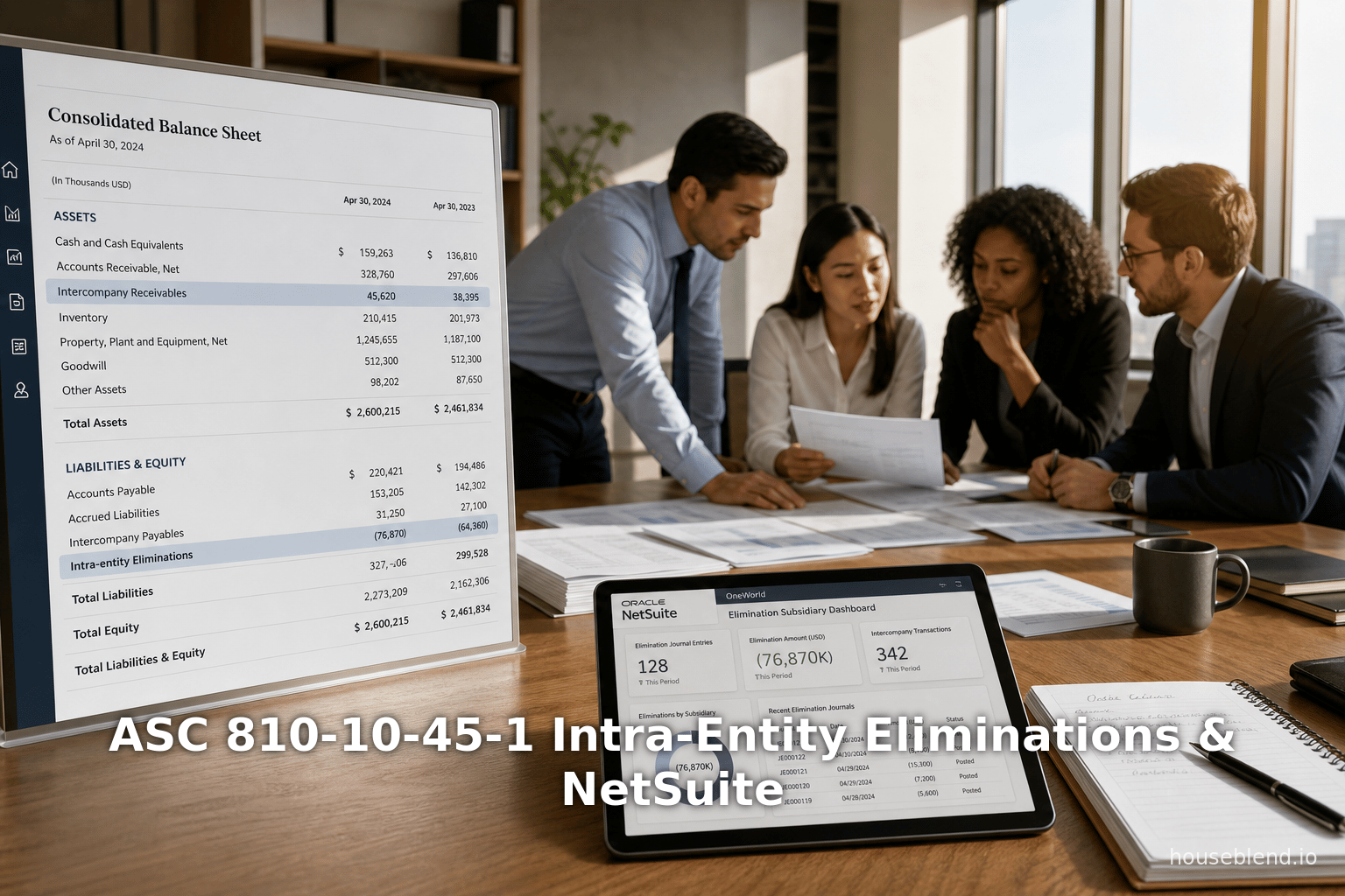 ASC 810-10-45-1 Intra-Entity Eliminations & NetSuite