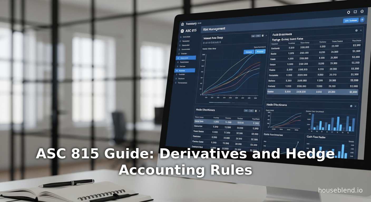 Guide ASC 815 : Règles de comptabilisation des instruments dérivés et de couverture
