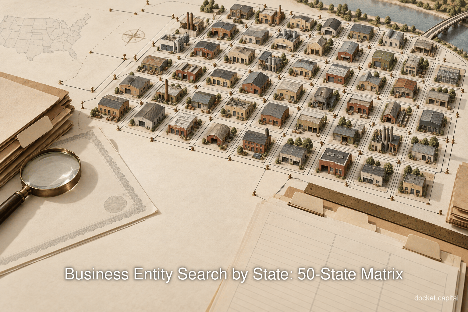 Business Entity Search by State: 50-State Matrix