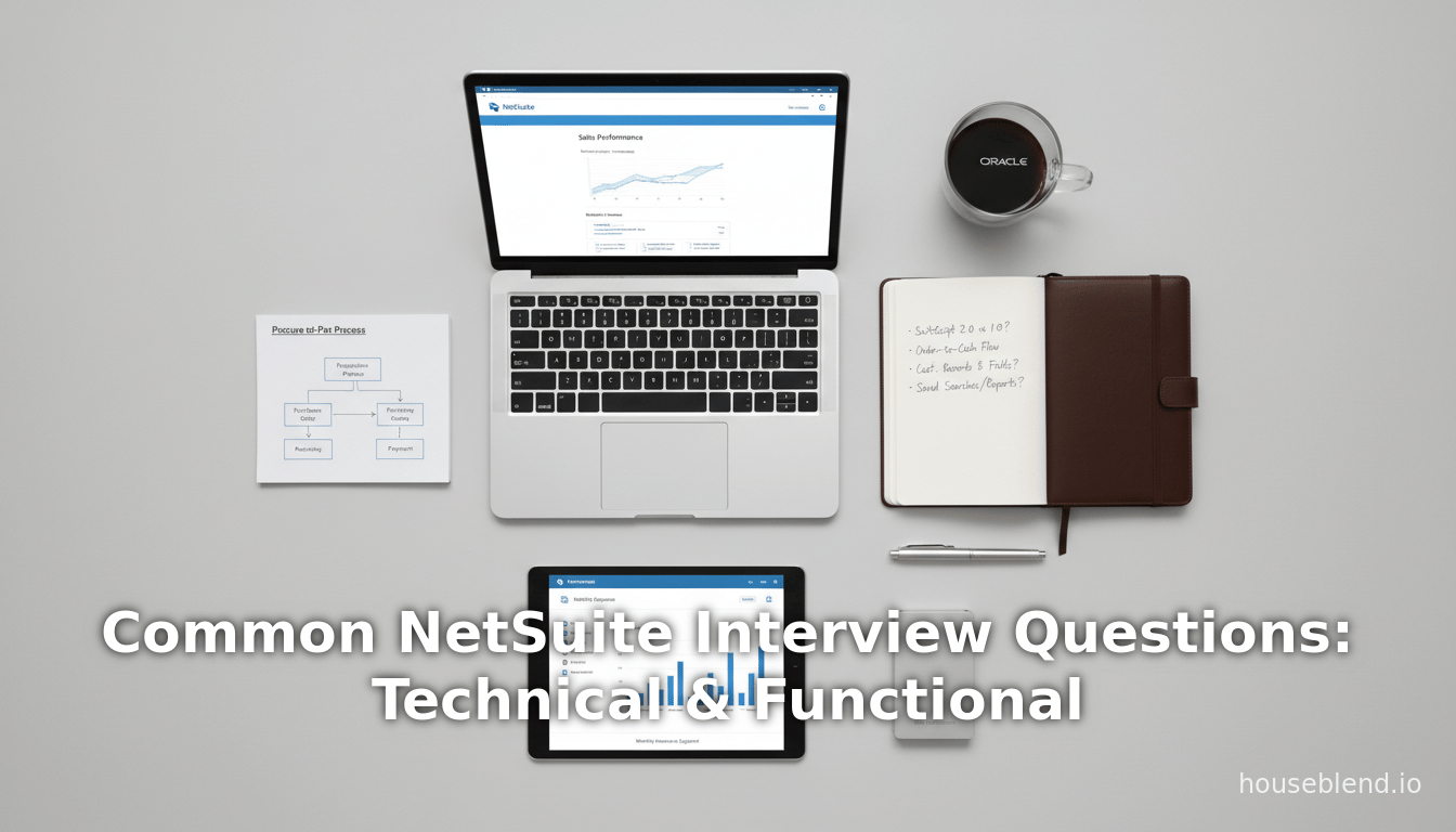 Questions d'entretien NetSuite courantes : techniques et fonctionnelles