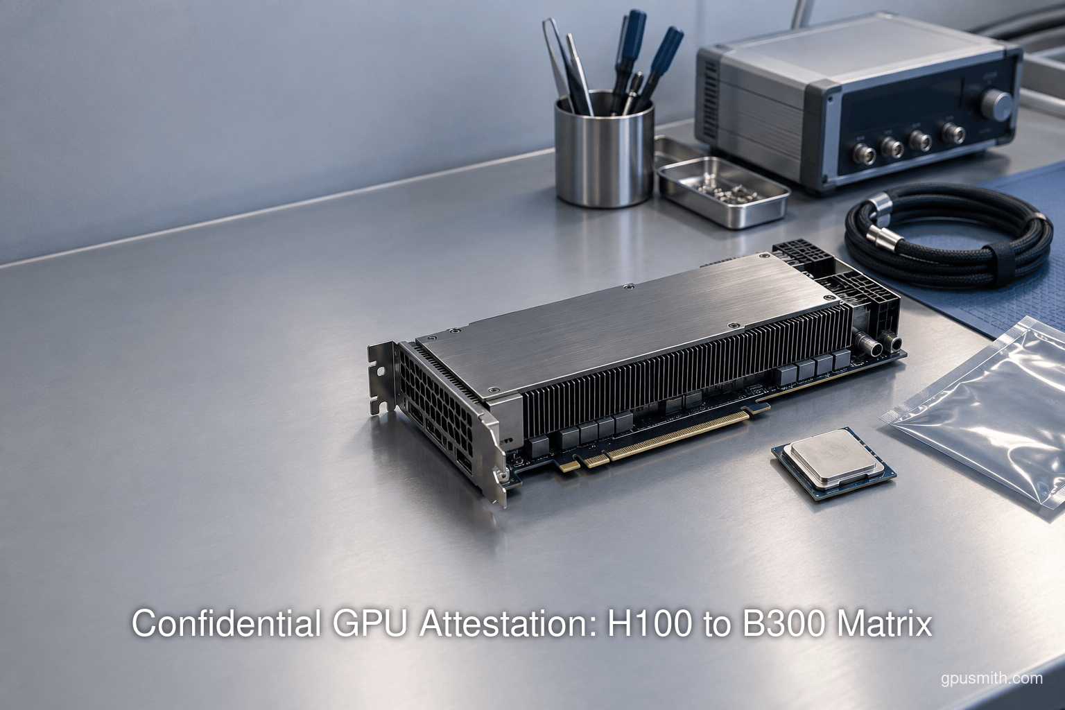 Confidential GPU Attestation: H100 to B300 Matrix