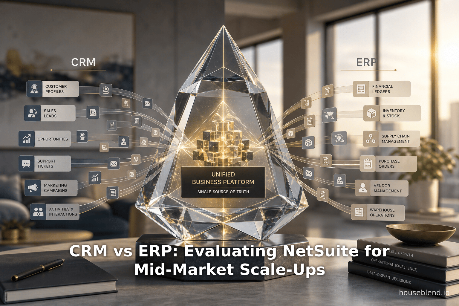 CRM vs ERP: Evaluating NetSuite for Mid-Market Scale-Ups