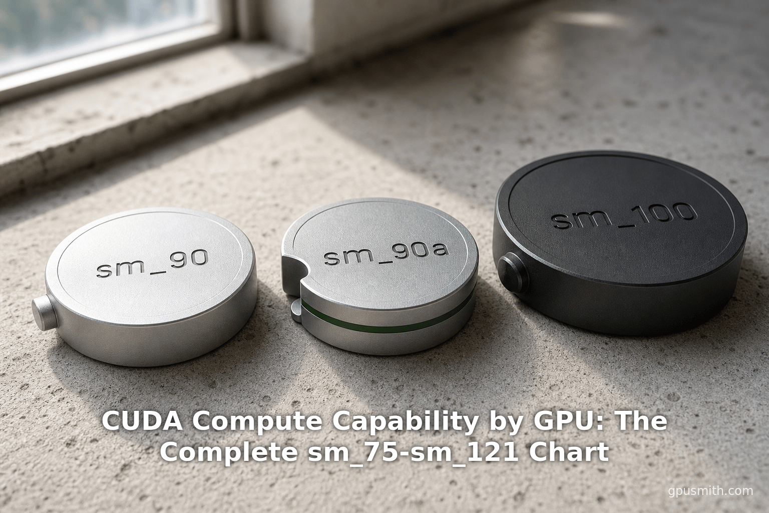 CUDA Compute Capability by GPU: The Complete sm_75-sm_121 Chart