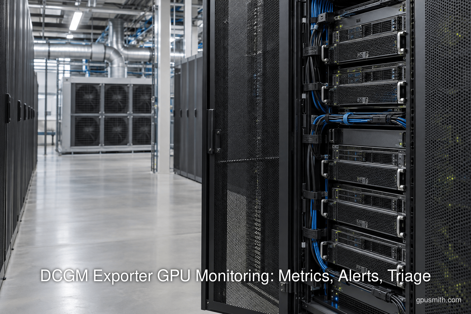 DCGM Exporter GPU Monitoring: Metrics, Alerts, Triage