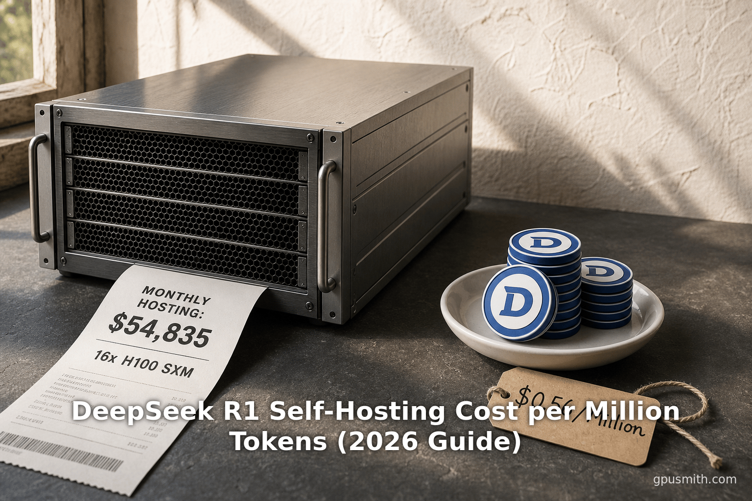 DeepSeek R1 Self-Hosting Cost per Million Tokens (2026 Guide)