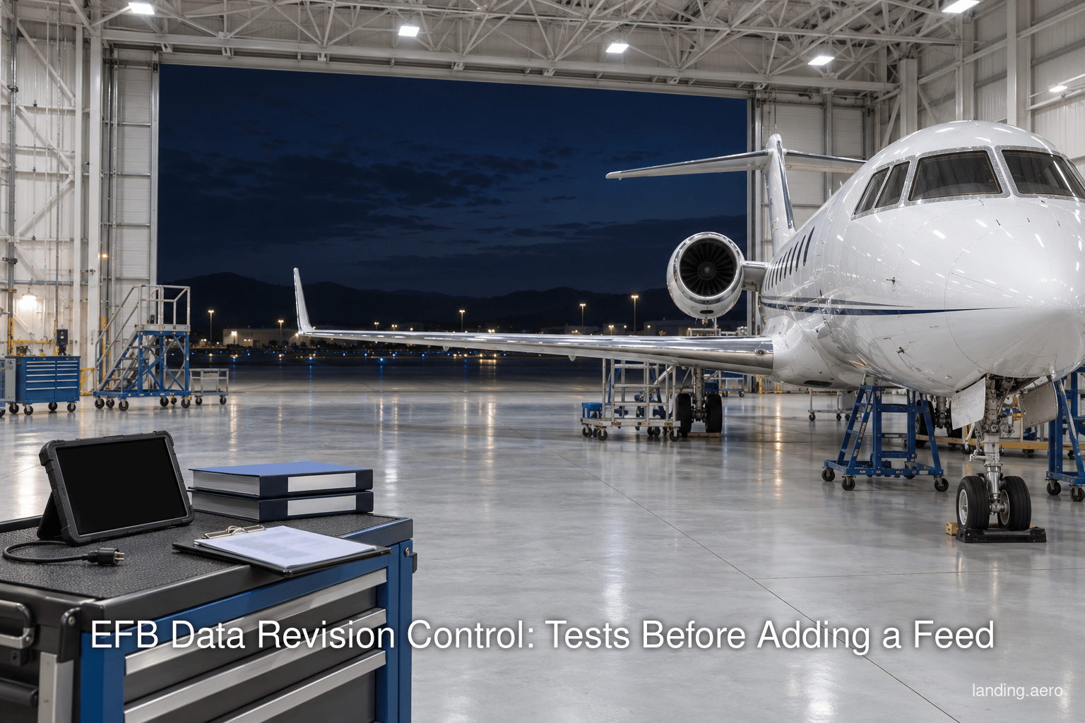 EFB Data Revision Control: Tests Before Adding a Feed