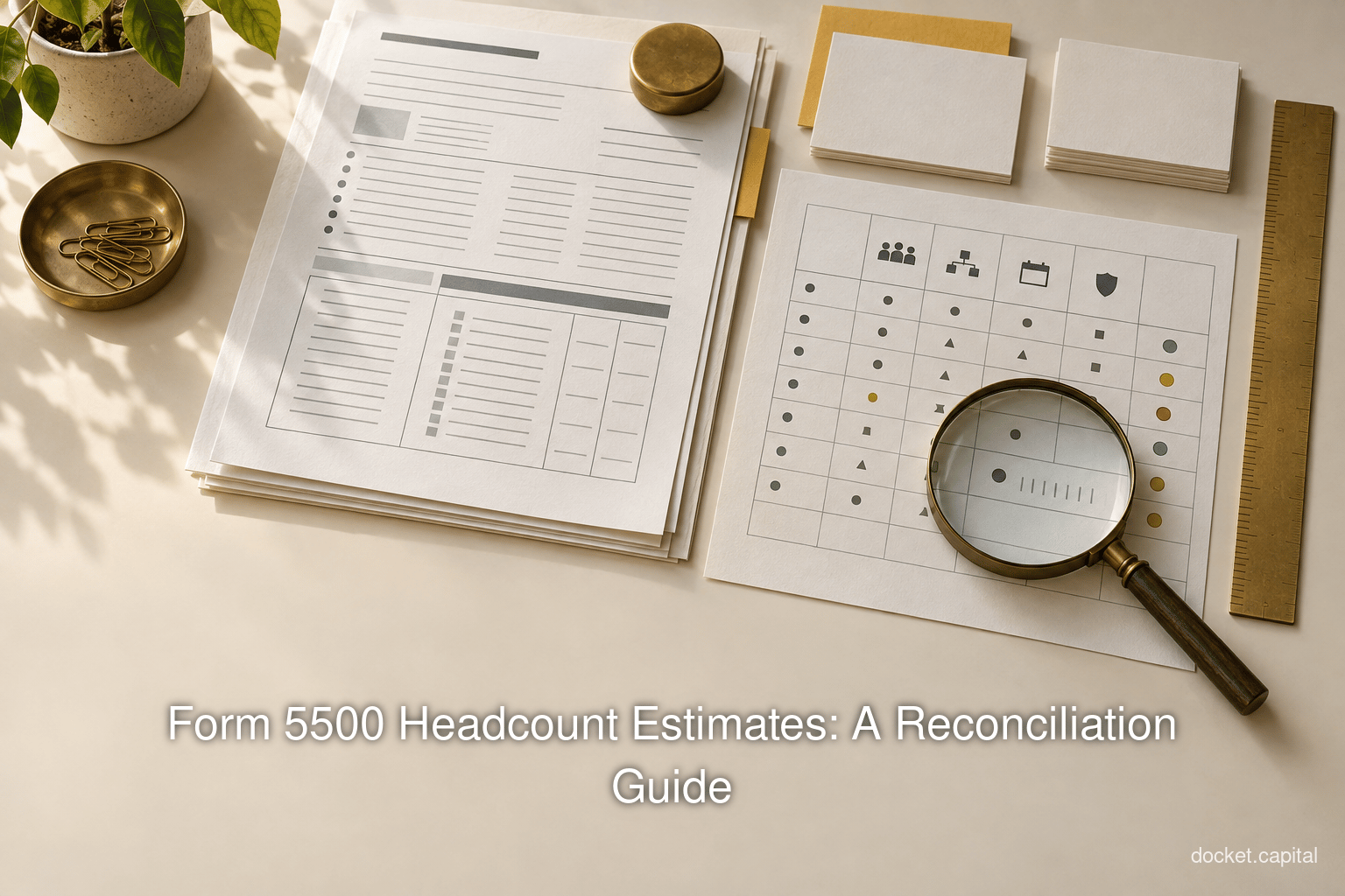 Form 5500 Headcount Estimates: A Reconciliation Guide