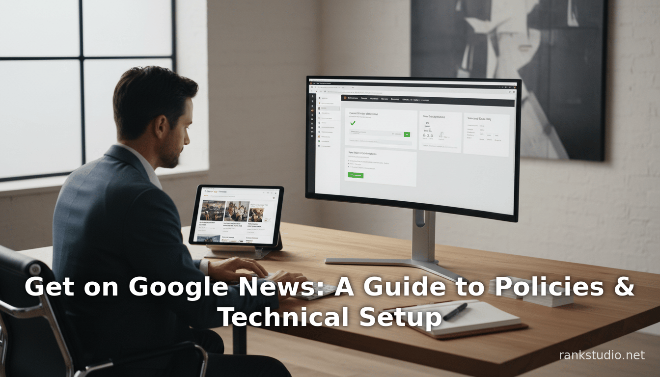 Get on Google News: A Guide to Policies & Technical Setup