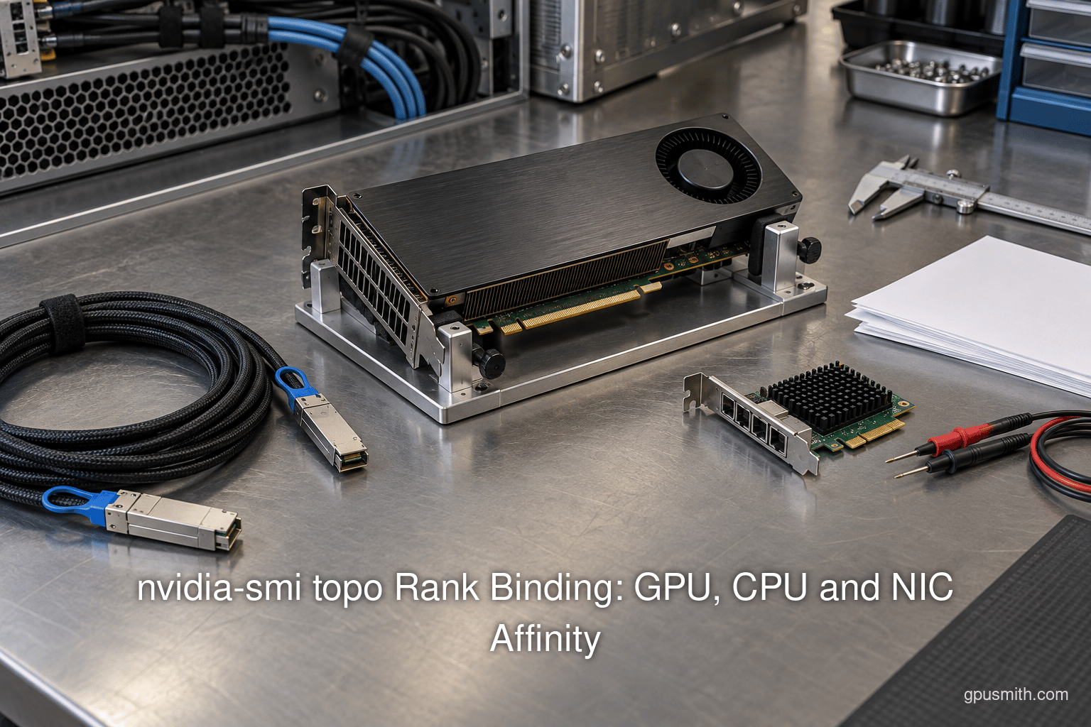 nvidia-smi topo Rank Binding: GPU, CPU and NIC Affinity
