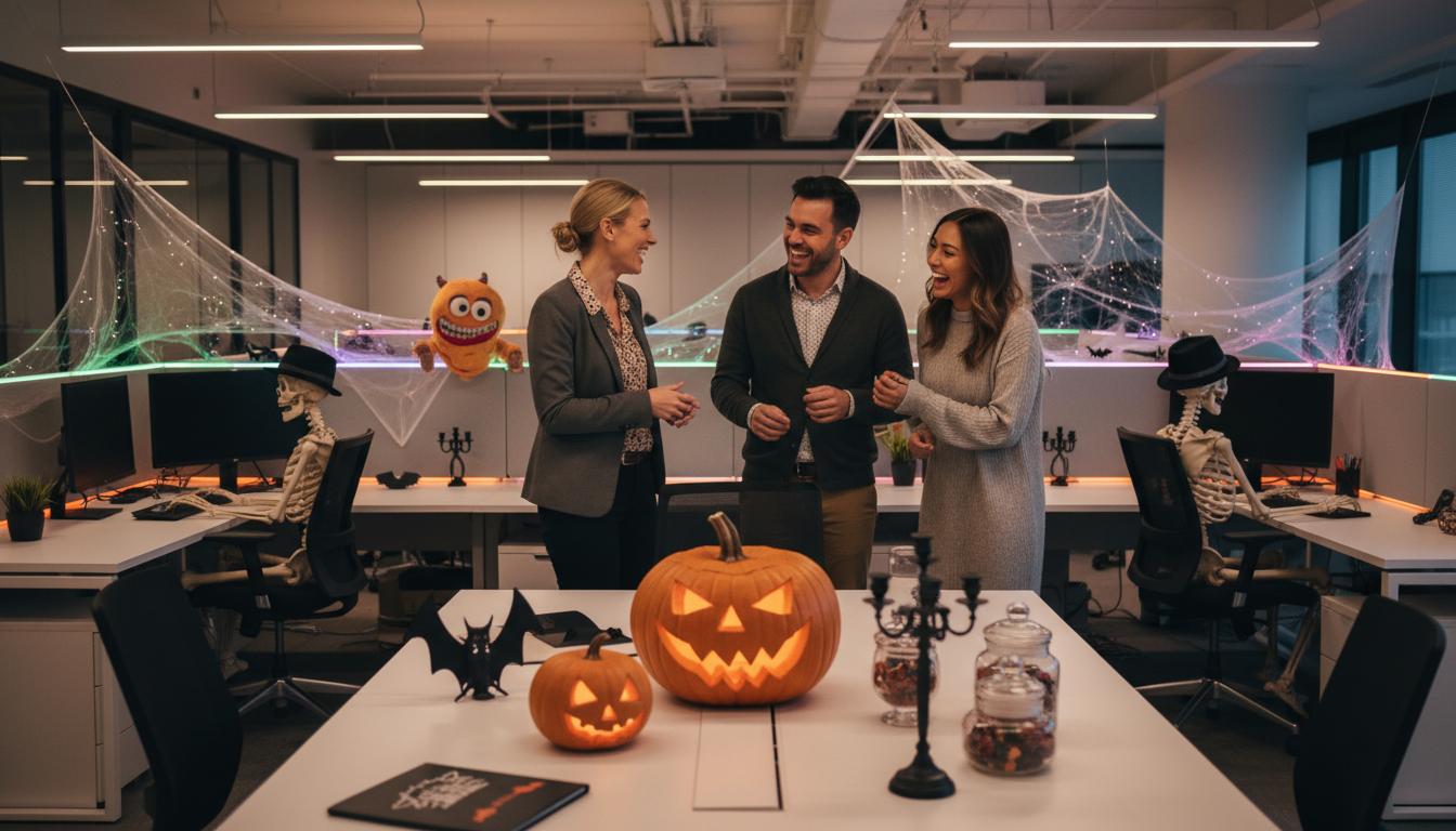 Halloween Office Decor: Impact on Employee Morale & Culture