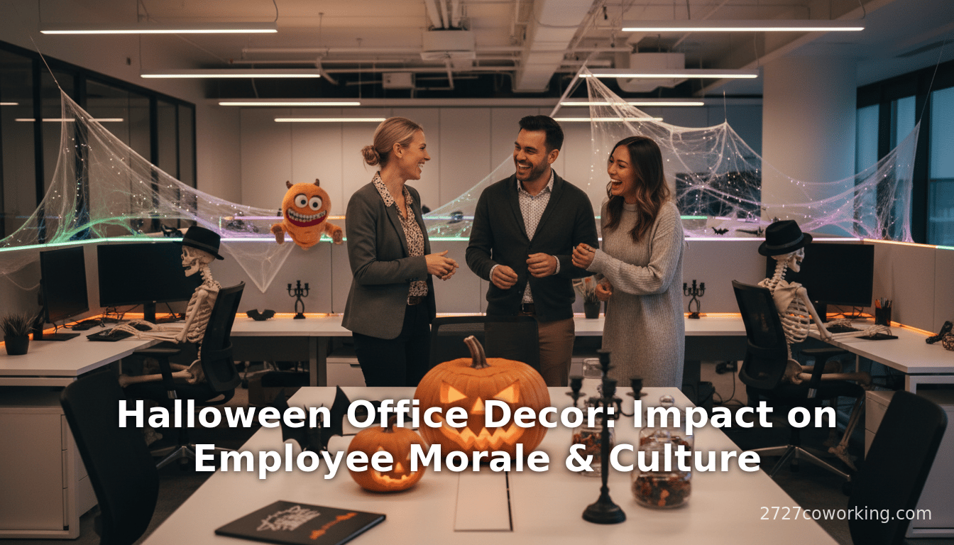 Halloween Office Decor: Impact on Employee Morale & Culture