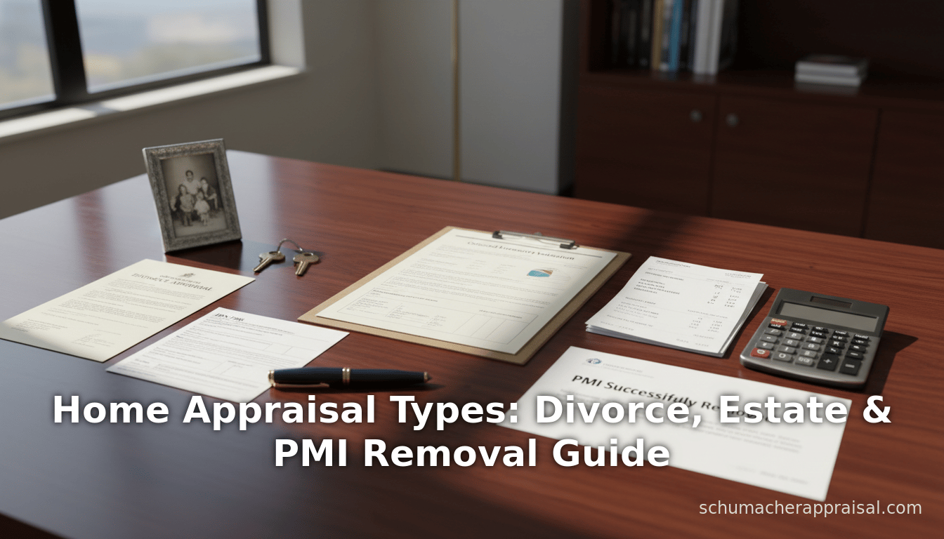 Home Appraisal Types: Divorce, Estate & PMI Removal Guide