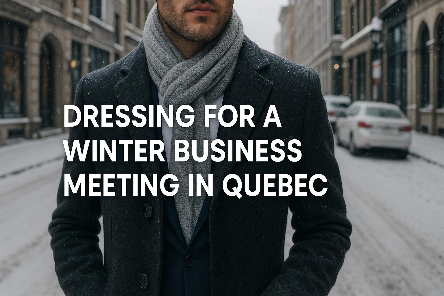 Guide de la tenue professionnelle hivernale au Québec