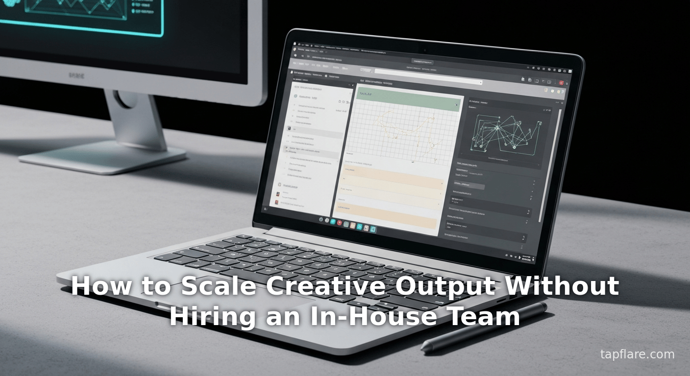 How to Scale Creative Output Without Hiring an In-House Team