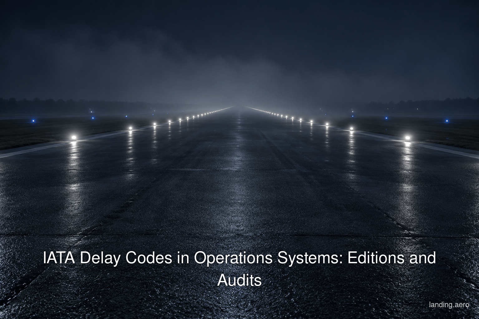 IATA Delay Codes in Operations Systems: Editions and Audits