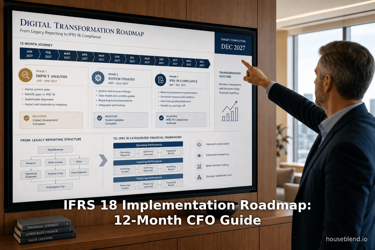 IFRS 18 Implementation Roadmap: 12-Month CFO Guide