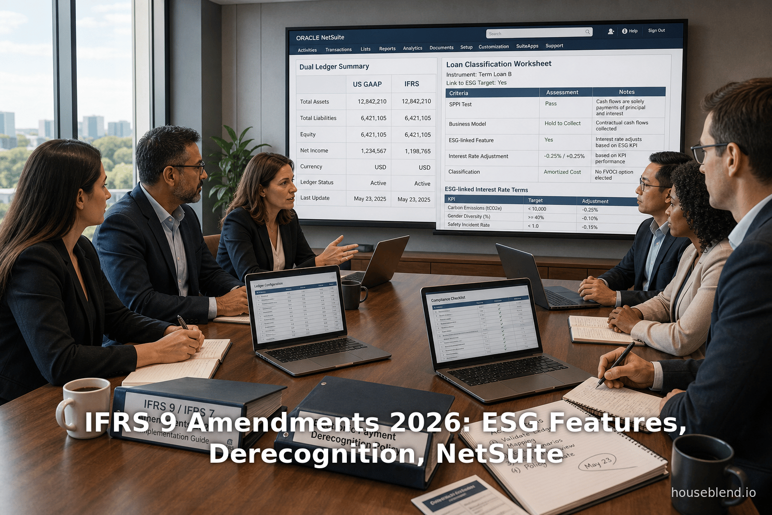 IFRS 9 Amendments 2026: ESG Features, Derecognition, NetSuite