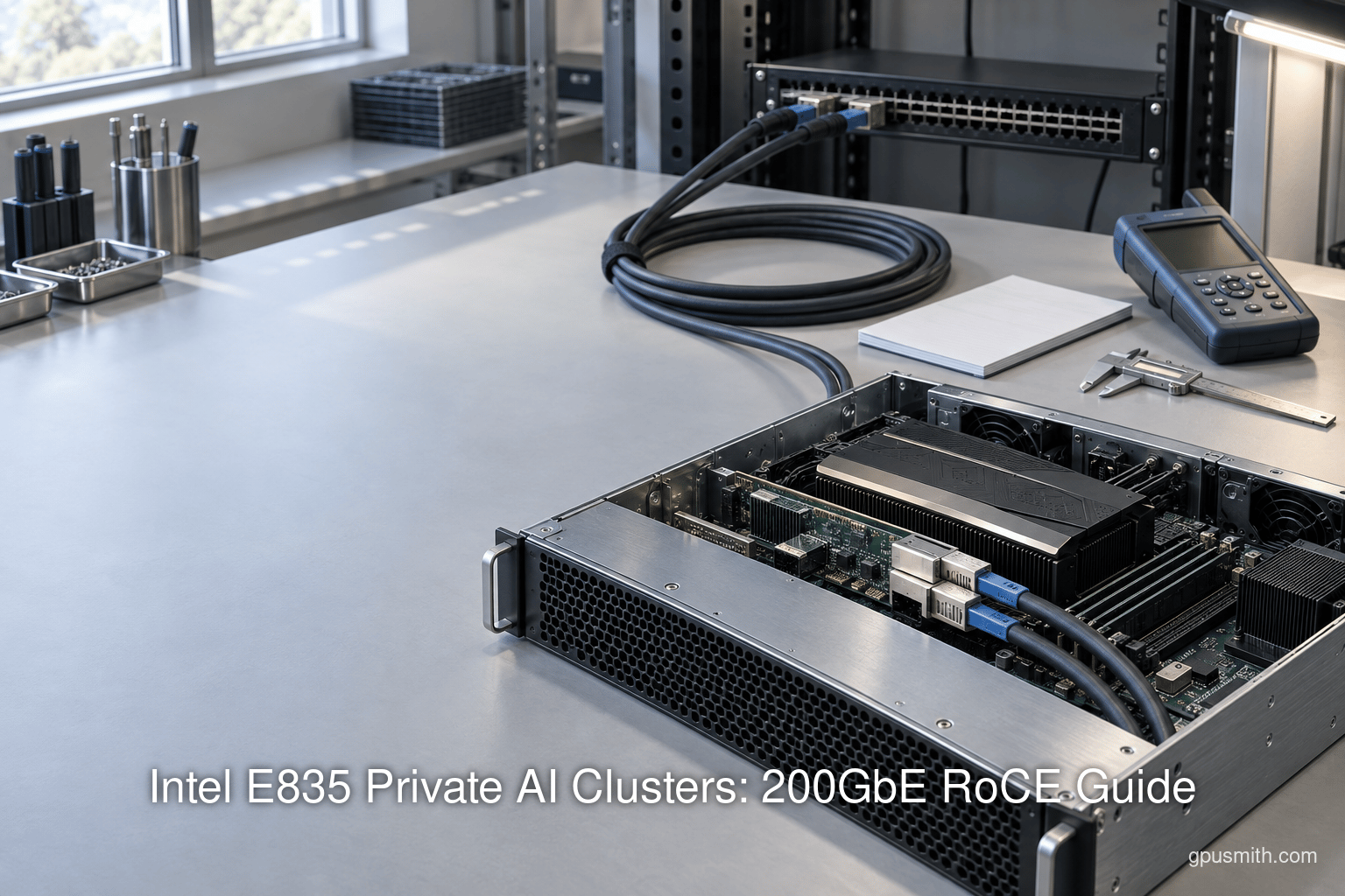 Intel E835 Private AI Clusters: 200GbE RoCE Guide