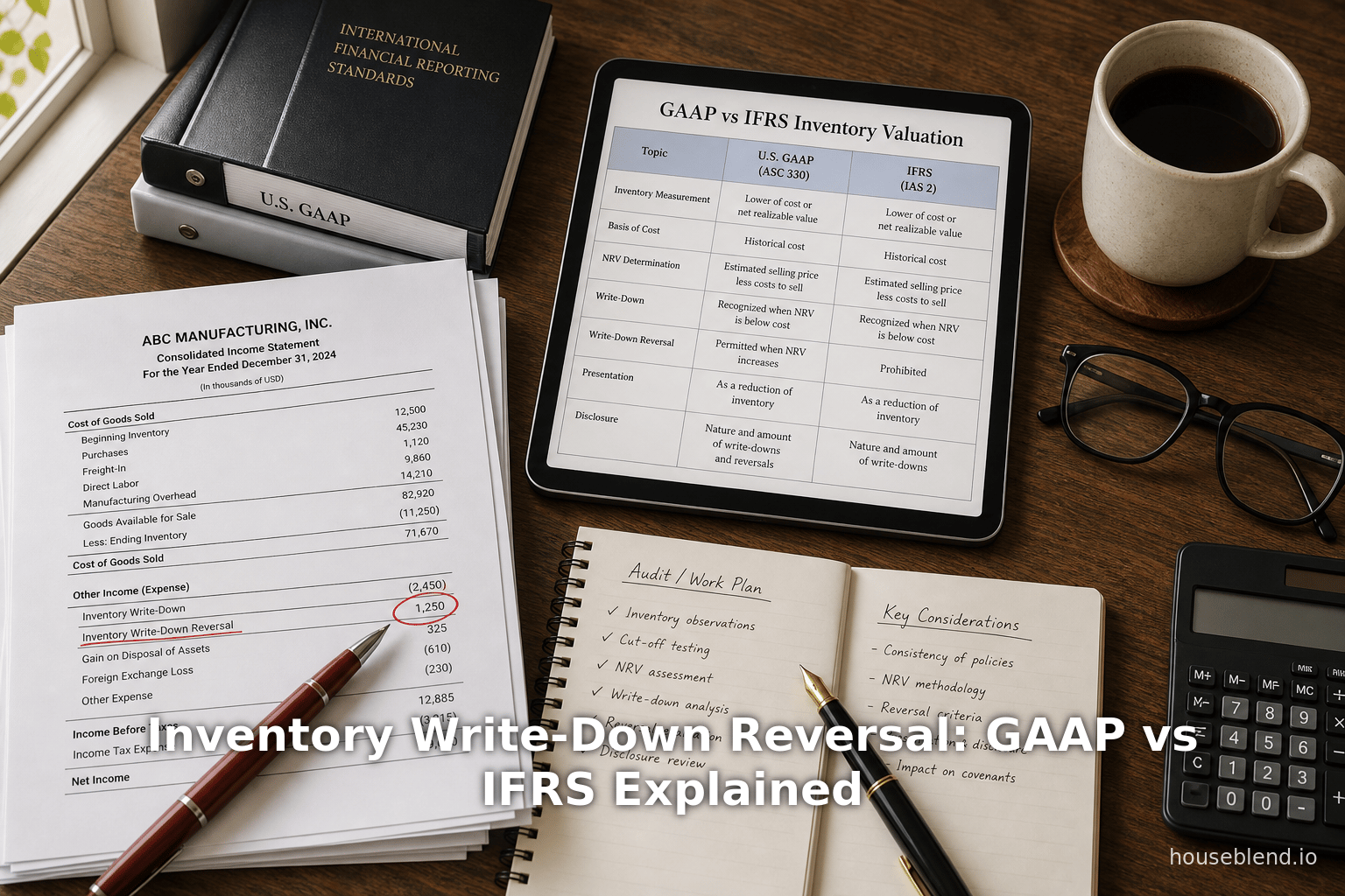 Inventory Write-Down Reversal: GAAP vs IFRS Explained