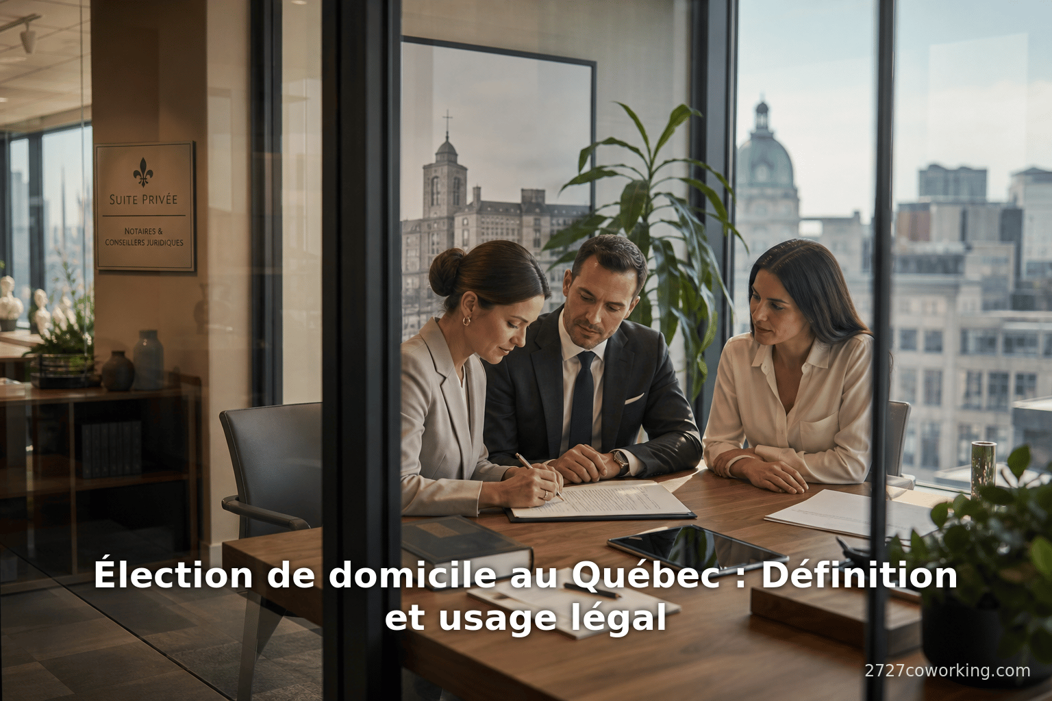 Élection de domicile au Québec : Définition et usage légal