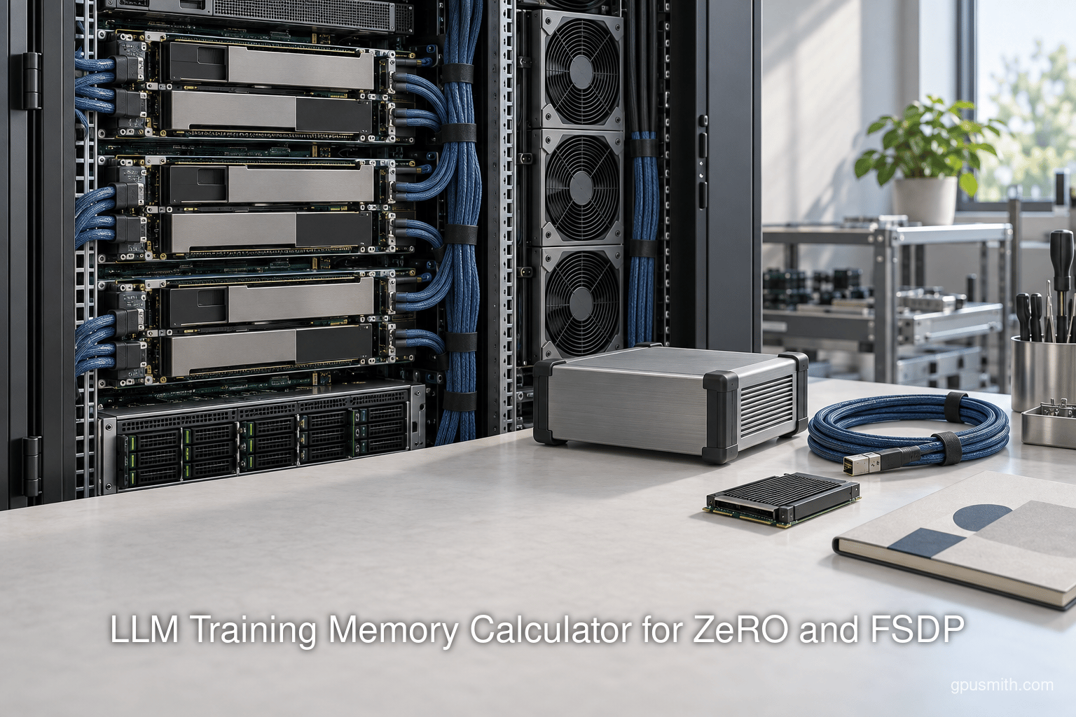 LLM Training Memory Calculator for ZeRO and FSDP