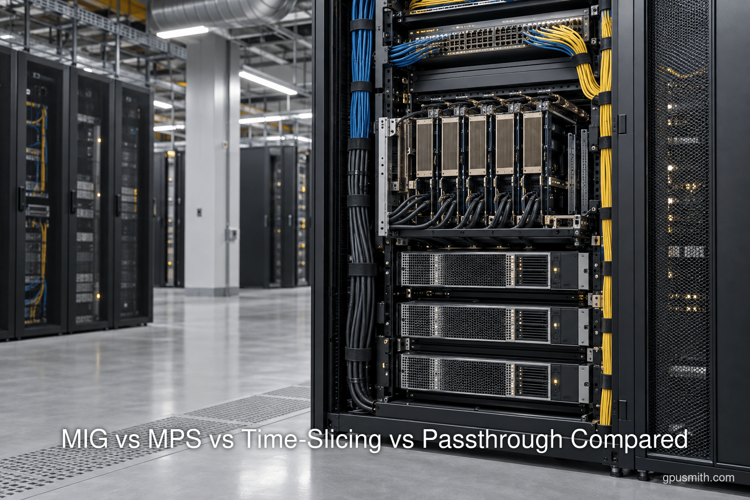 MIG vs MPS vs Time-Slicing vs Passthrough Compared