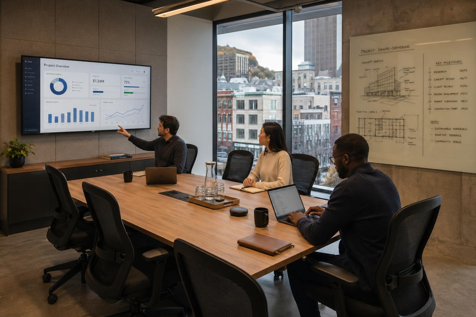 Plateformes de coworking à Montréal : passes journalières et salles de réunion