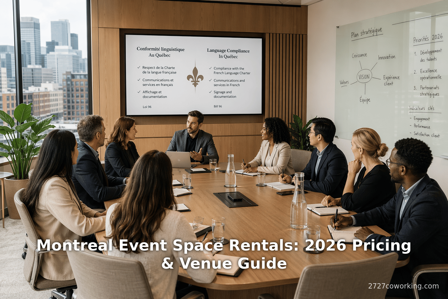Location d'espaces événementiels à Montréal : Guide des prix et des lieux 2026