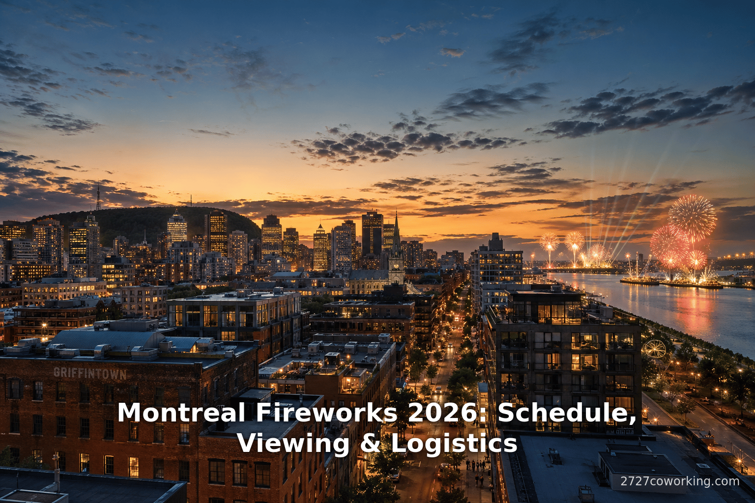 Feux d'artifice de Montréal 2026 : Calendrier, observation et logistique
